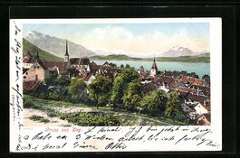 AK Zug, Gesamtansicht, 1903