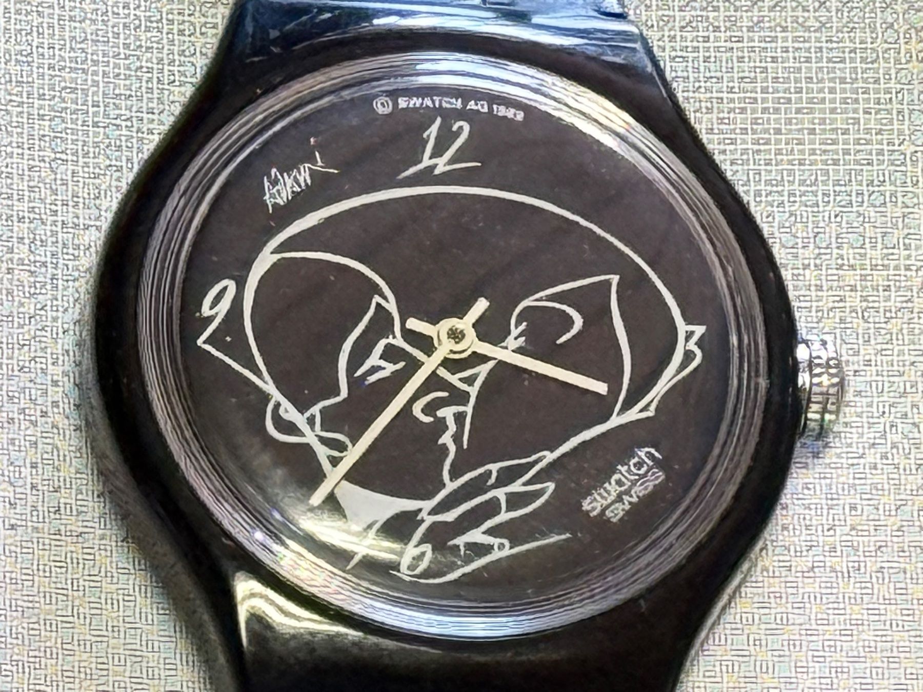 Swatch Orologi: SWATCH Valerio Adami 1988 Deux amoureux automatic – Usato da Bern venduto da Jwpm66 1
