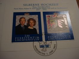 Liechtenstein Set FDC 1982, 9 Belege, mit Blocks