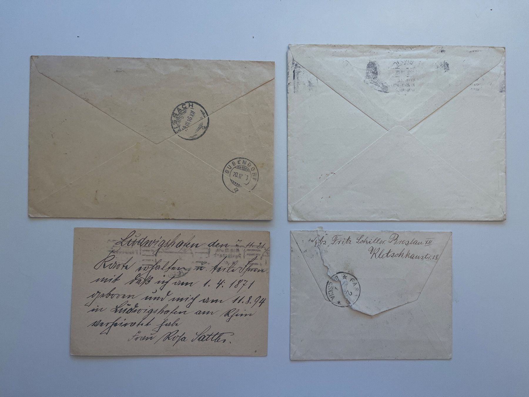 Alle Briefmarken: Ganzsachen Deutsches Reich – Gebraucht aus Adliswil von derrick0825 1
