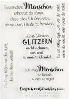 Silikonstempel Besondere Menschen