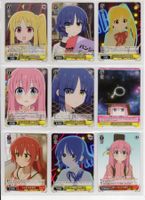 9 japanische Weiss Schwarz Karten der Serie Bocchi the Rock