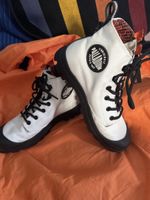 Palladium Boots, Gr. 38, weiss- orange- schwarz