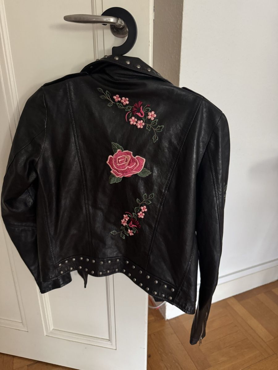 Giacche: Superbe veste en cuir avec broderies – Nuovo (secondo la descrizione) da Geneve venduto da nad_26qm 1