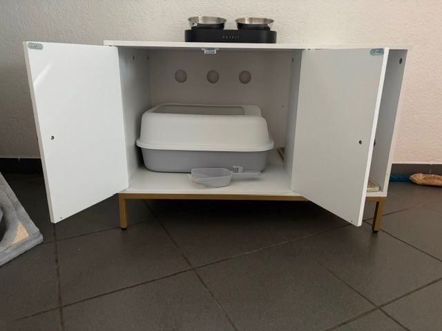 Cucce & Letti: Meuble pour chat Relaxdays + litière – Usato da Dompierre FR venduto da Laetitia1999 3