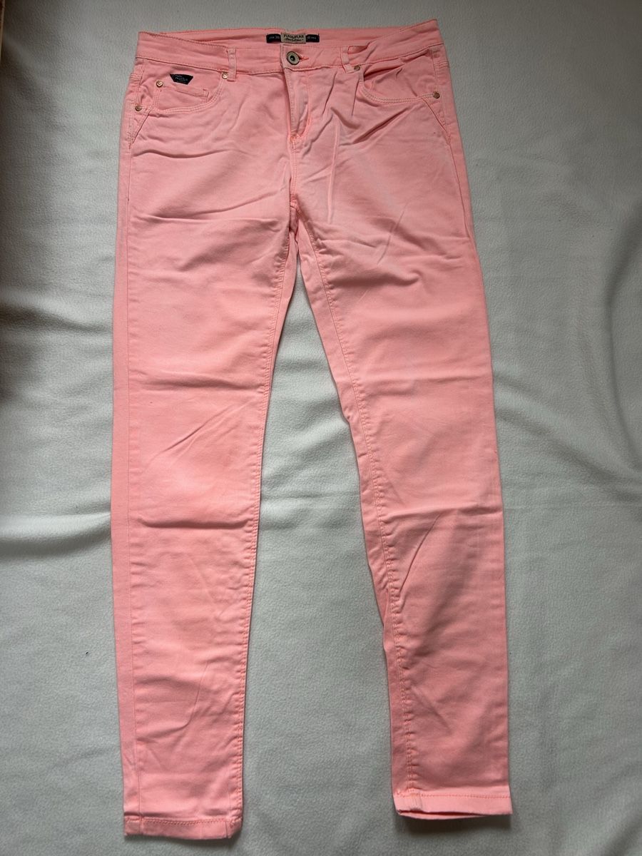 Pull&Bear Jeans: Pull&Bear Sommer Jeans, Gr. 38, Peach – Usato da Röschenz venduto da c_k_wj8r