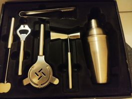 Cocktail-Set aus Edelstahl, 6-teilig