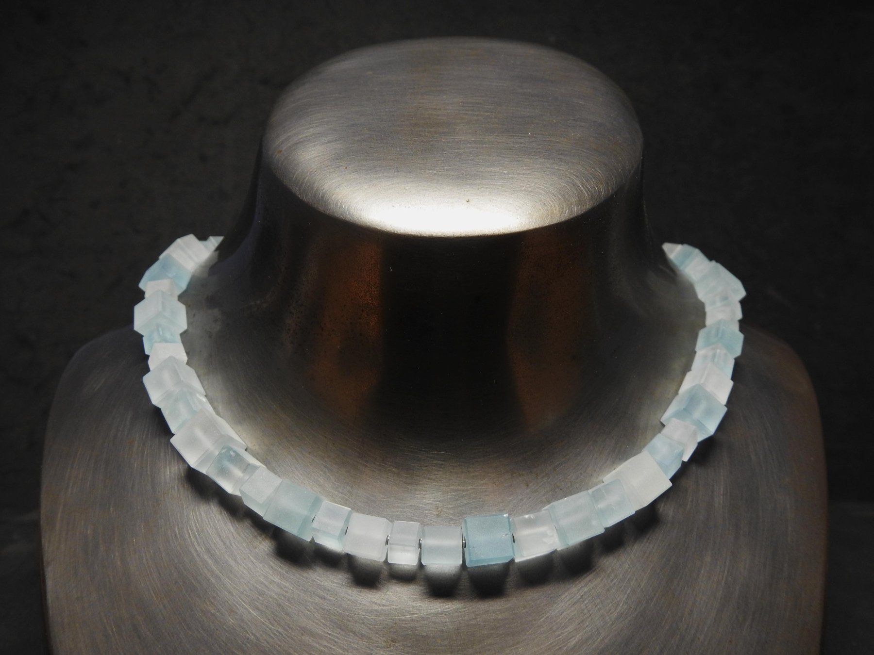 Catenine: Topas-Collier, Würfel – Nuovo e nell'imballaggio originale da Langnau i. E. venduto da Vivid7