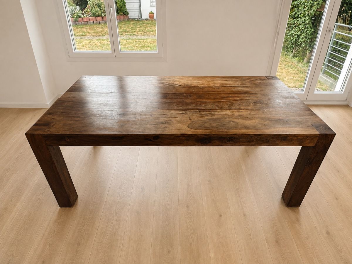 Tables: Wunderschöner Esstisch aus Echtholz – D'occasion à Bottighofen par Tonic1977 3