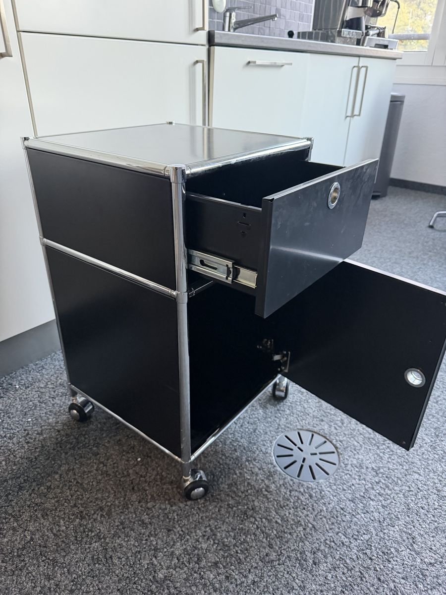 Korpus: Rollcontainer schwarz mit Schublade gebraucht – Gebraucht aus Nänikon von MircoPellegrino 2