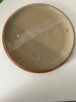 Vintage Studio-Keramik Teller, handsigniert 24 cm. 1960