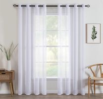Vorhang 2er Set Ösen transparent 140x245