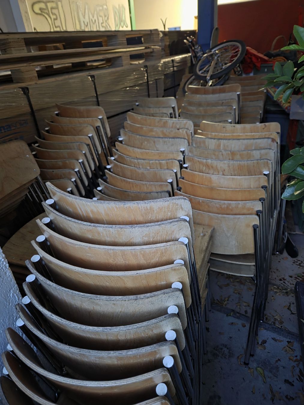 Stühle: Original Rivarex Stuhl, 50 Stk Stapelstühle – Gebraucht aus Betschwanden von DariMiMu 2