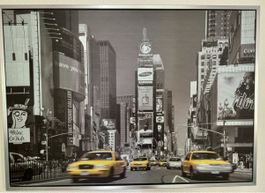 Bild Times Square New York gelbe Taxis