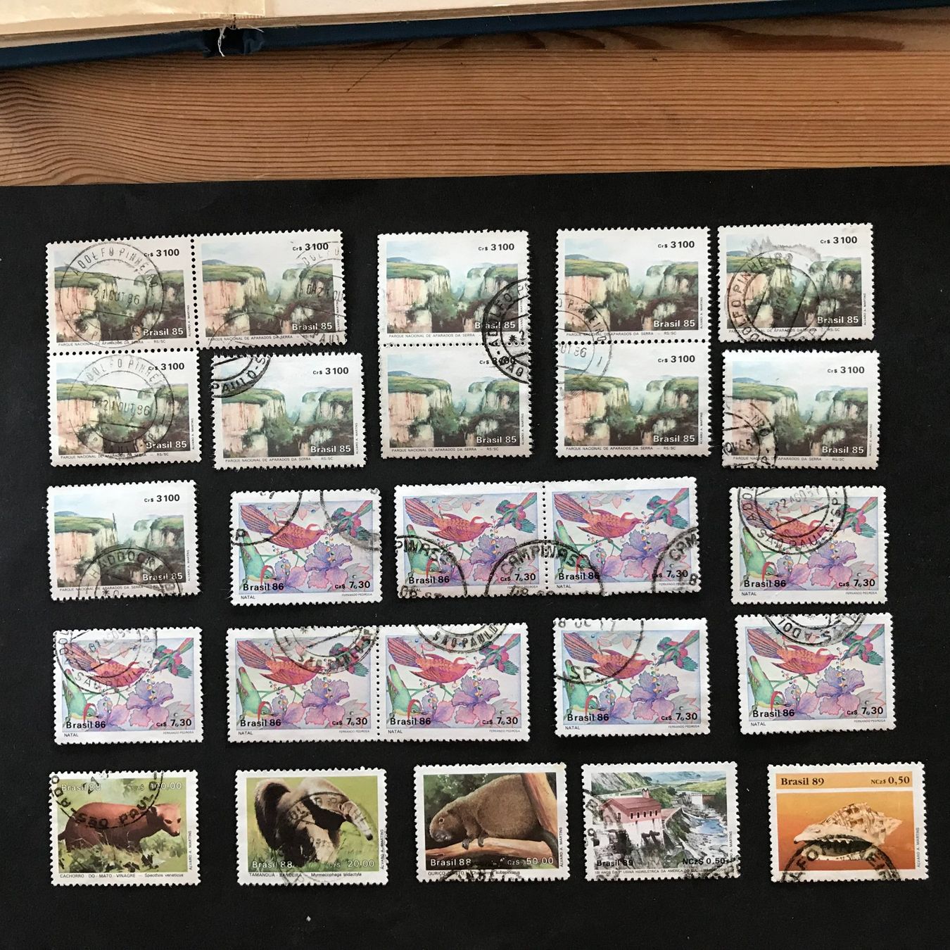 Alle Briefmarken: BRASILIEN: kleine Sammlung gest. – Gebraucht aus Uitikon Waldegg von Gooddeal05 3