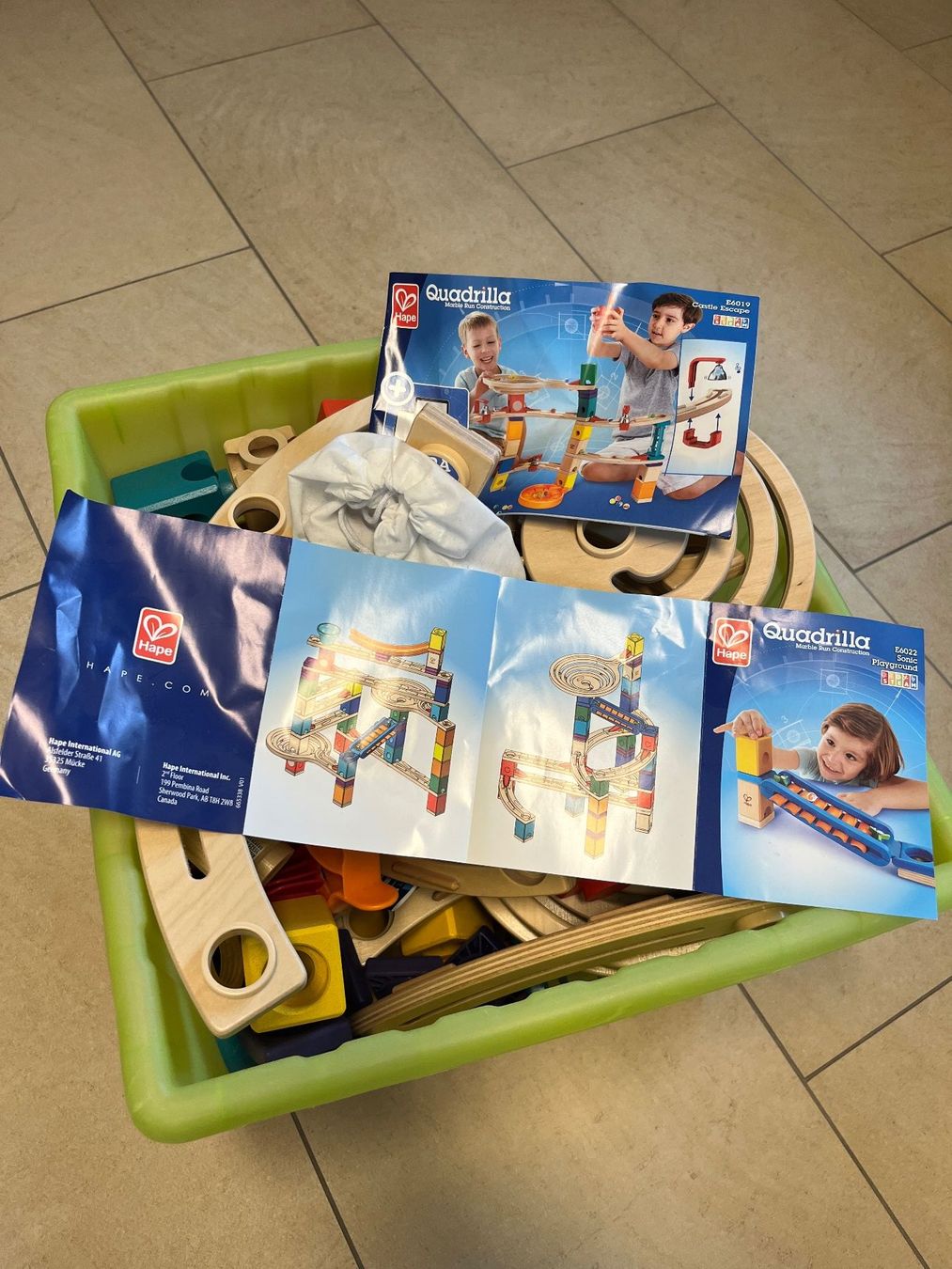 Quadrilla Spielzeuge: Quadrilla Kugelbahn – Gebraucht aus Humlikon von Hottmann