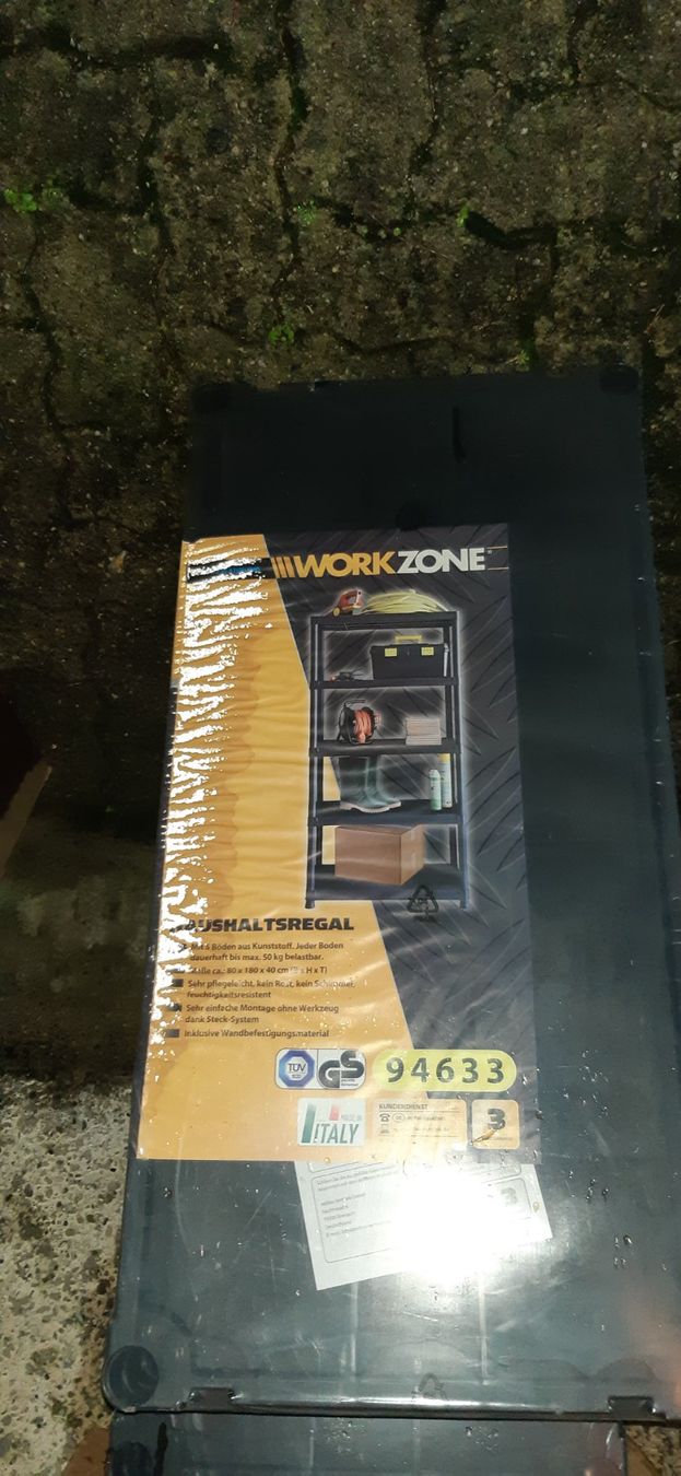 Regale: Workzone Regal Kunststoff  belastbar bis 50kg – Neu (gemäss Beschreibung) aus Fehraltorf von STEMAC01TK 2