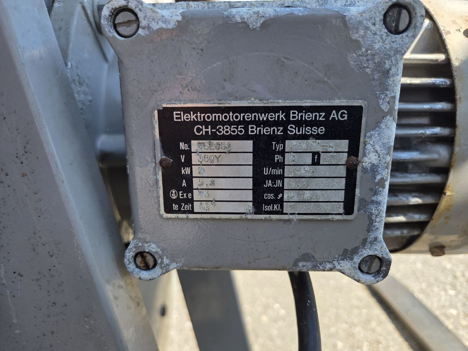 Ventilatori: Gebläse, Absaugung , Ventilator Colasit ERV 315 mit Motor  – Usato da Obersteckholz venduto da Holzofenbeck 6