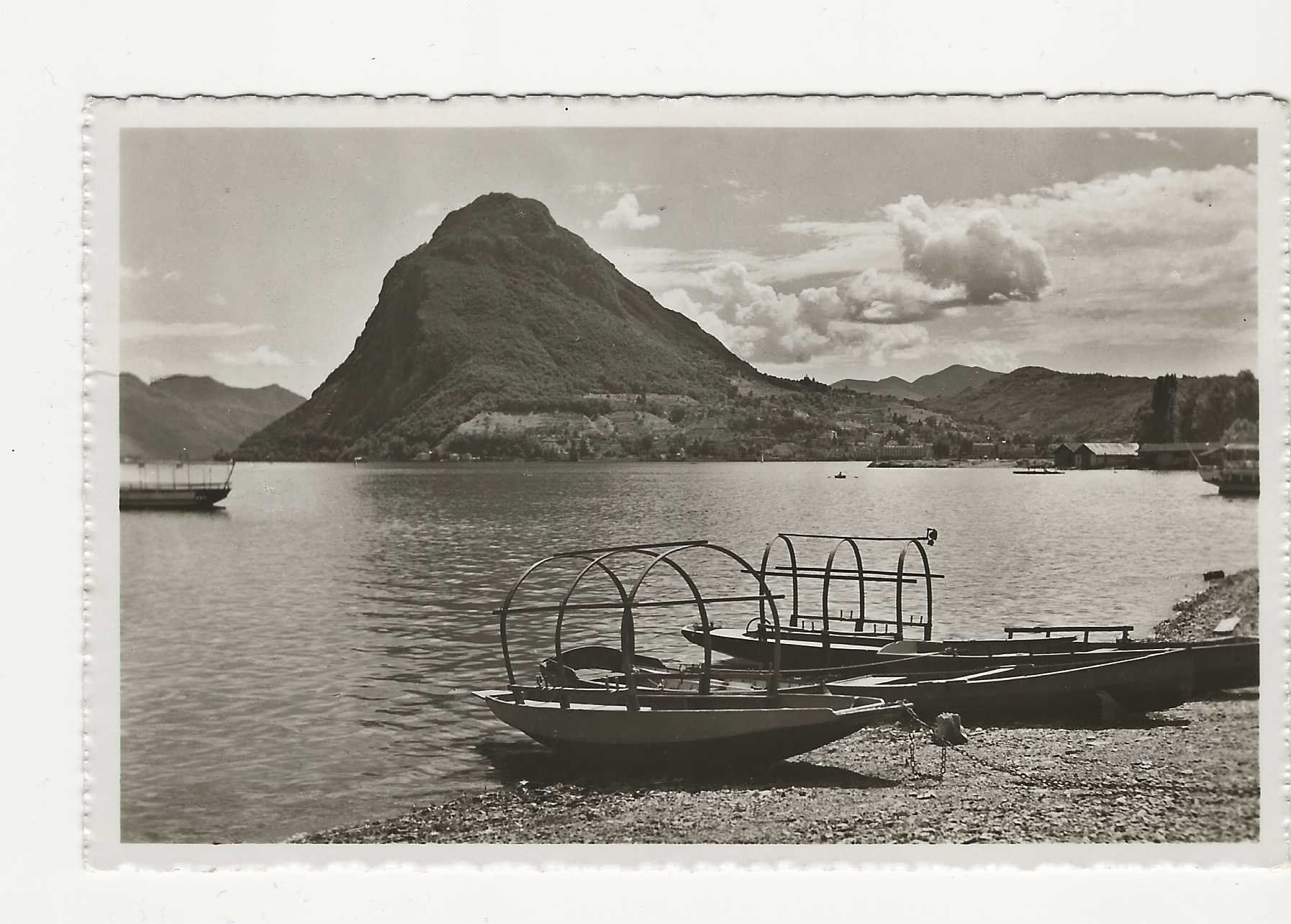Ansichtskarten: LUGANO.  MONTE S. SALVATORE     1943 – Gebraucht aus Küttigen von rolypo