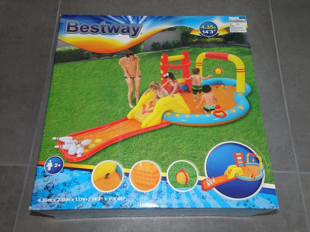 Mini Aquapark Von Bestway Mit Rutsche Und Vielem Mehr Ovp Kaufen Auf Ricardo 5415