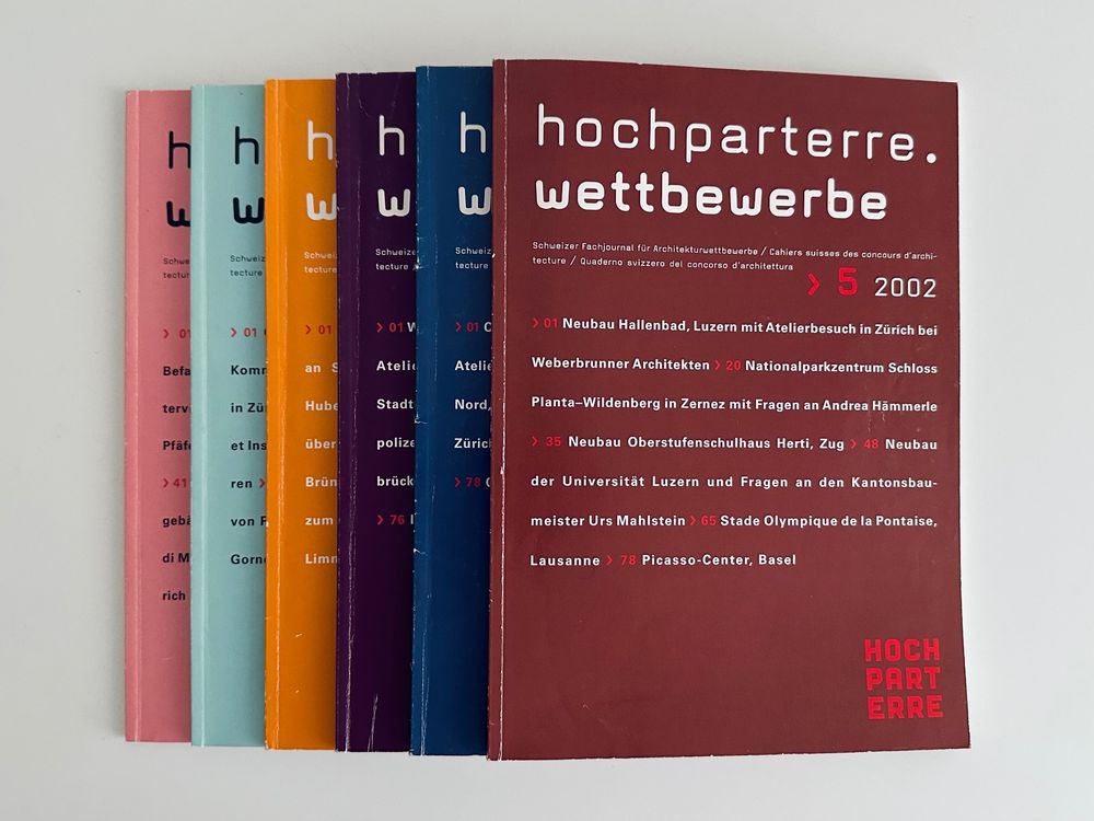 hochparterre-wettbewerbe-6-hefte-2002-03-04-kaufen-auf-ricardo