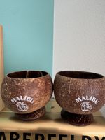 Coppia di ciotole in cocco Malibu vintage esotiche🌴🥥 (58)