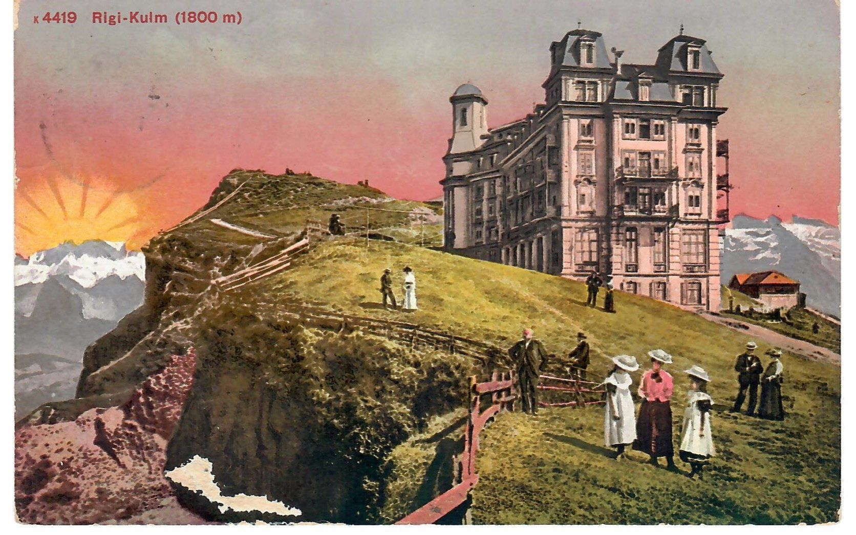 Cartoline postali: Rigi Kulm – Usato da Zweisimmen venduto da jakobsweg