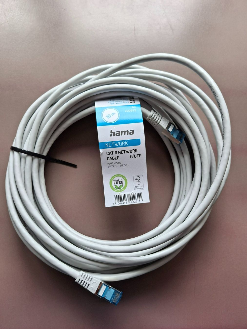 Hama Cavi: Network Kabel 10 meter Länge – Nuovo (secondo la descrizione) da Oppikon venduto da wisel079