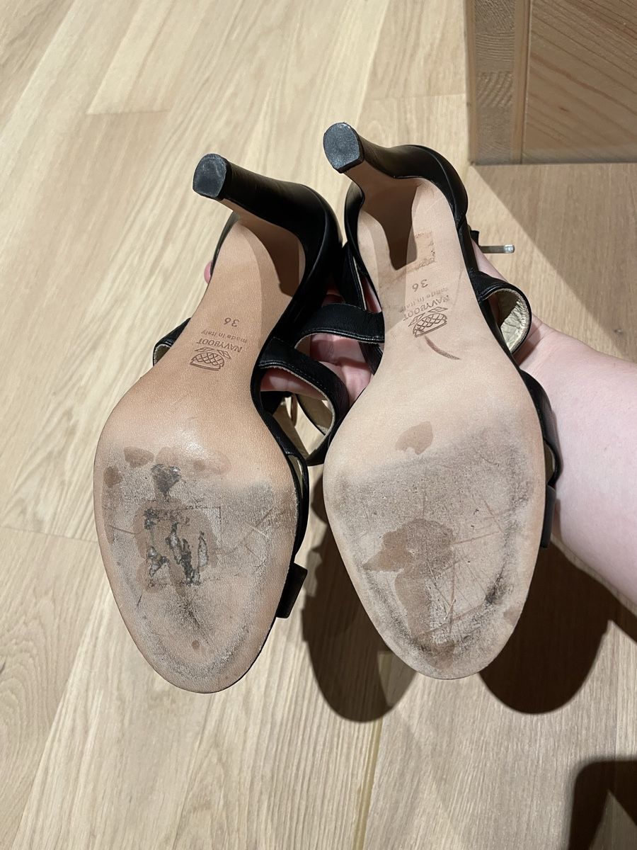 Navyboot Damenschuhe: Navyboot Ledersandalen, Gr. 36, wie NEU!!! – Gebraucht aus Trüllikon von 3PFA 4