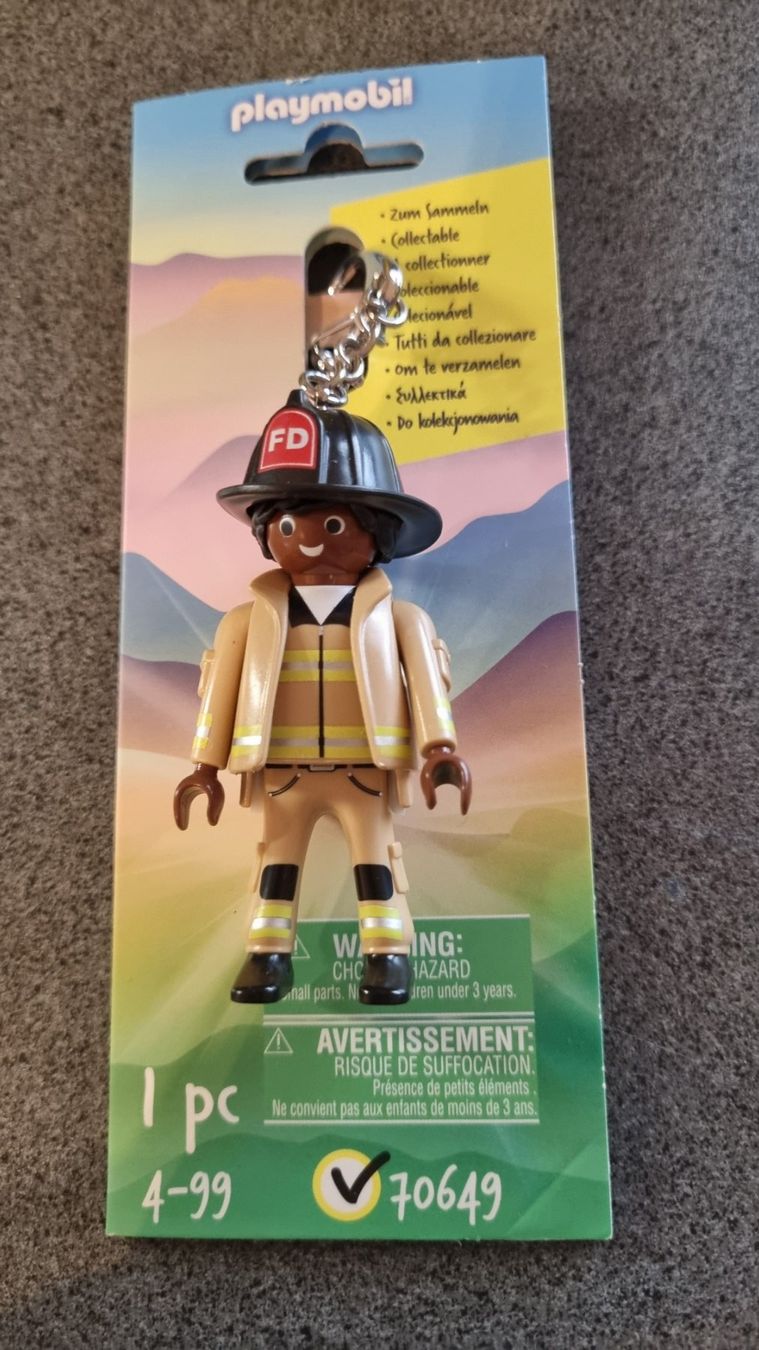 Portachiavi: Porte-clés Playmobil pompier , police et Novelmore neuf – Nuovo e nell'imballaggio originale da La Chaux-de-Fonds venduto da mikilo1