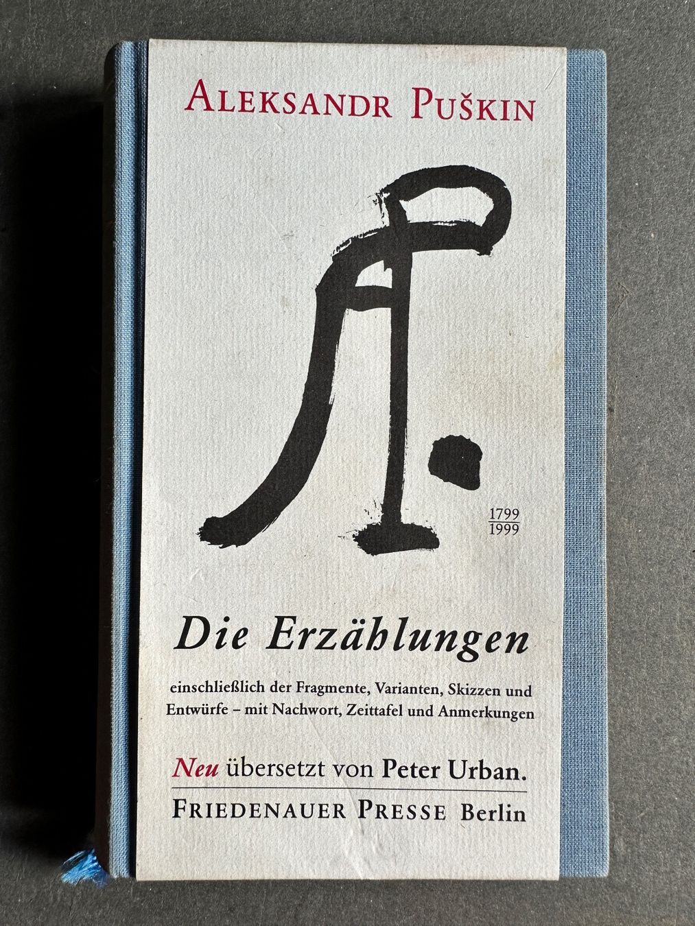Libri: Alexander Puskin: Die Erzählungen. – Usato da Zürich venduto da allp