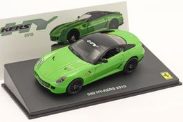 Ferrari 599 HY-KERS 2010 hellgrün met. / schwarz   1:43