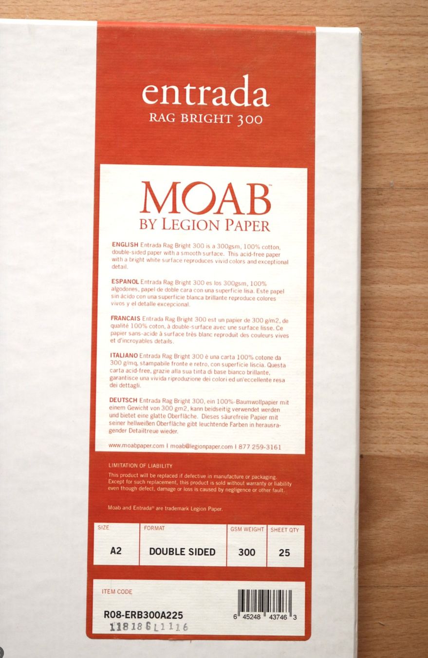 Papiere: InkJet-Papier 28 Bogen Moab 300 g/m² – Gebraucht aus Bern von imp_kln9 1