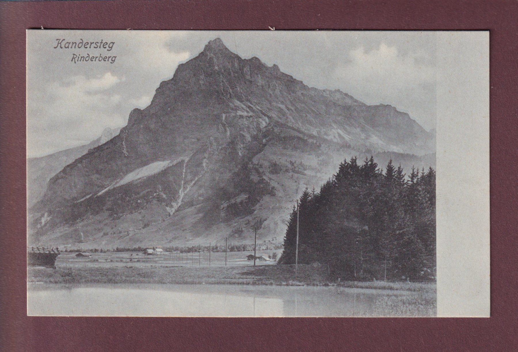 Ansichtskarten: KANDERSTEG - Rinderberg – Gebraucht aus Pully von nicecards