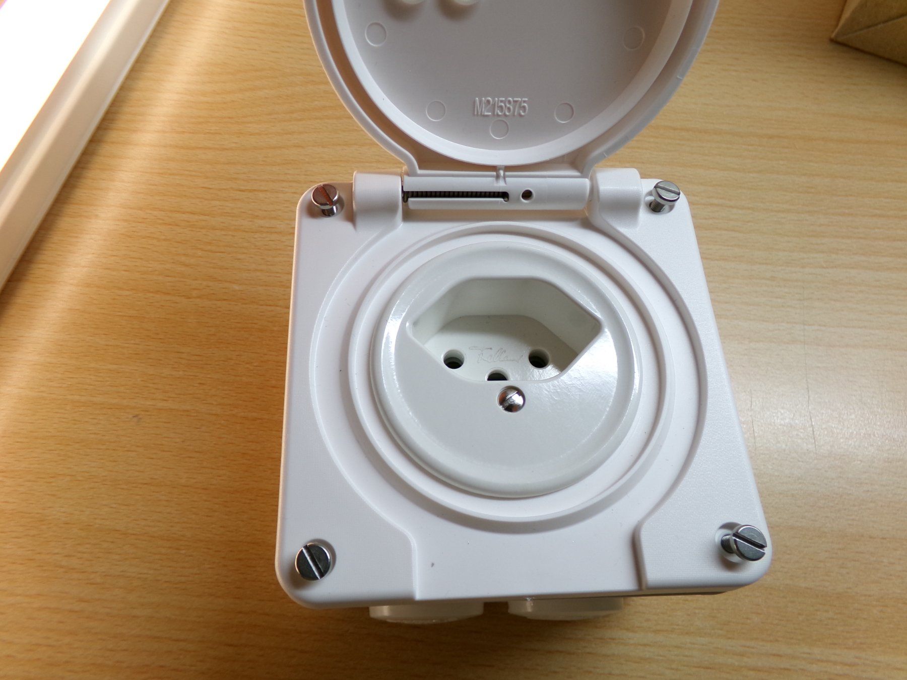 Feller Stecker: Feller NEVO AP Typ13 weiss – Neu (gemäss Beschreibung) aus Hombrechtikon von HGK50