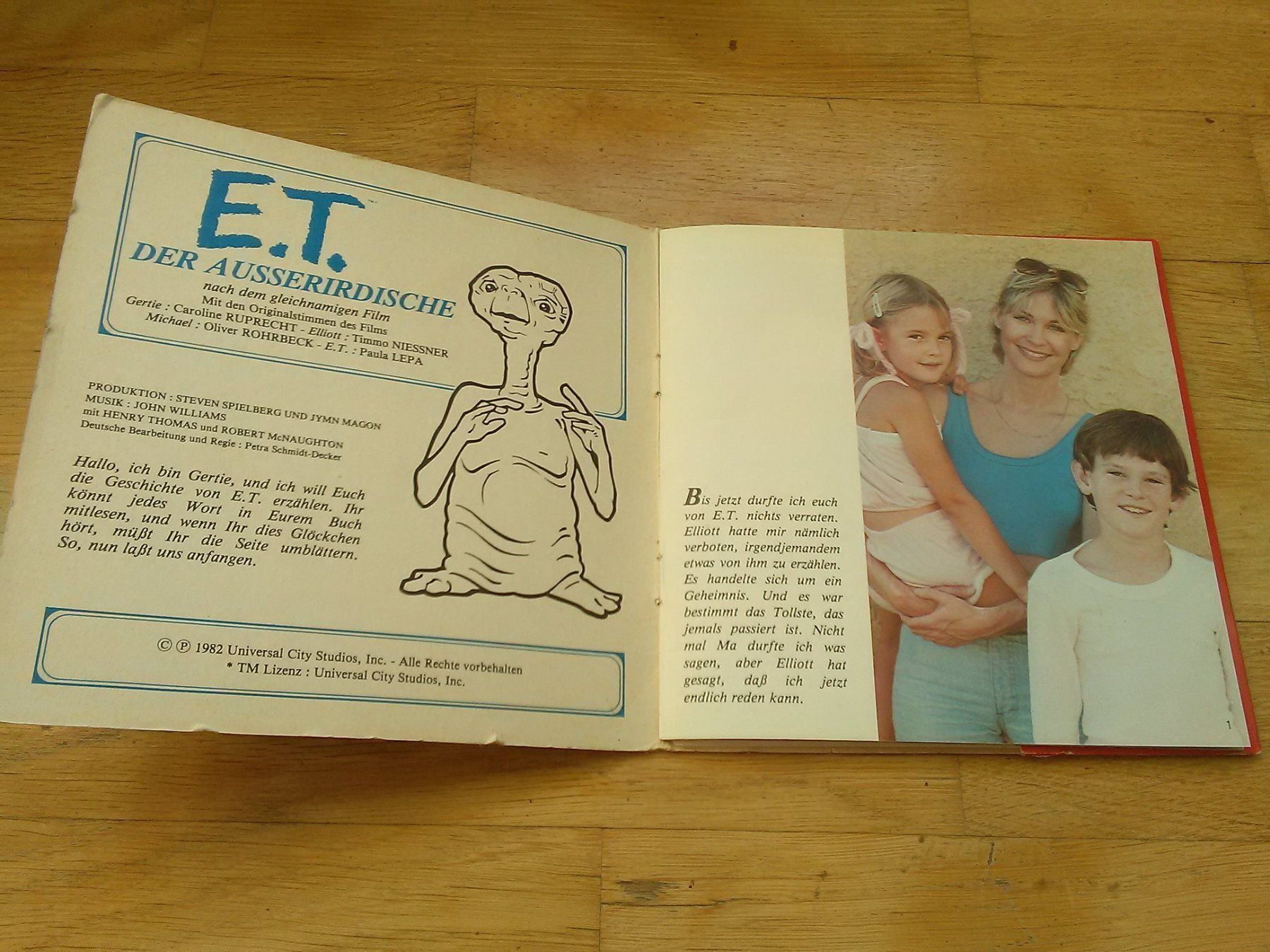 Schallplatten: E.T. Mini Bilderbuch-Schallplatte  '1983 – Gebraucht aus St. Gallen von elk2021 3