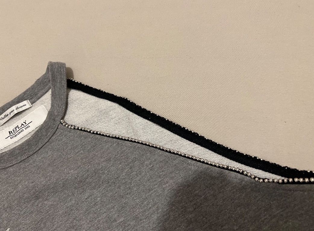 Replay Pullover & Sweatshirts: Pull Replay gris chiné taille M - look décontracté ! – Gebraucht aus Prangins von Leelou11 4