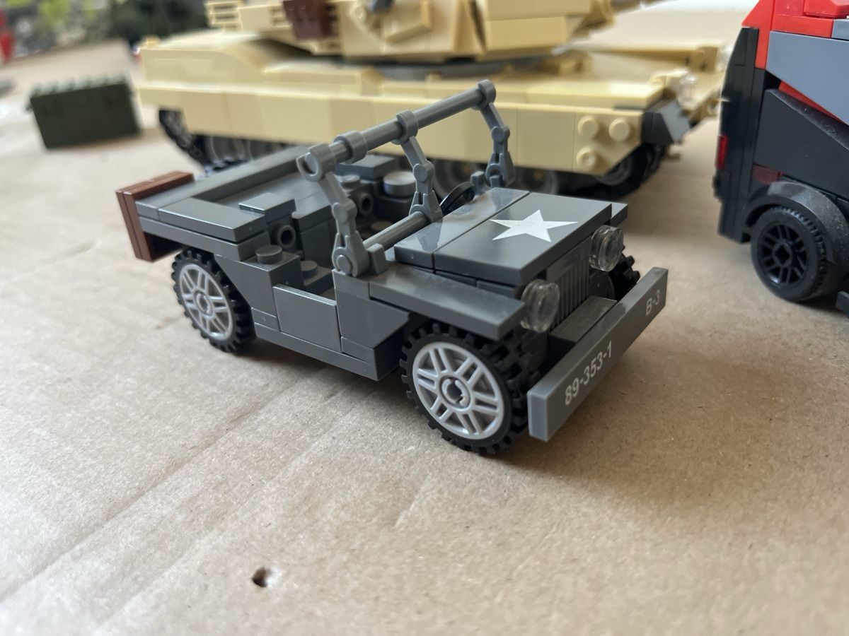 Kit di costruzioni: A-team m1a1 abrams panzer jeep bricks klemmbausteine  – Usato da Trimstein venduto da Easyp 3
