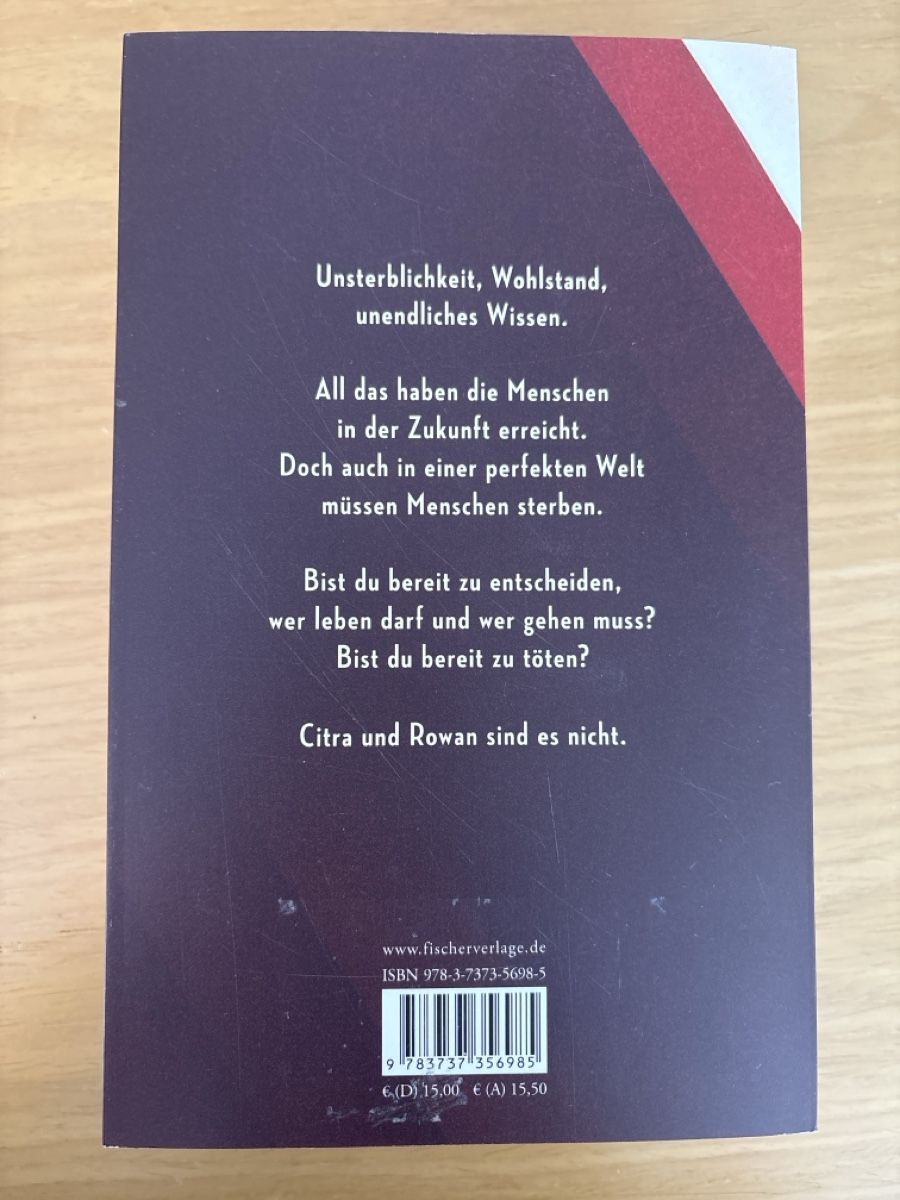 Libri: Scythe, der Hüter des Todes - Neal Shusterman – Nuovo (secondo la descrizione) da Zürich venduto da Sma_v88p 1