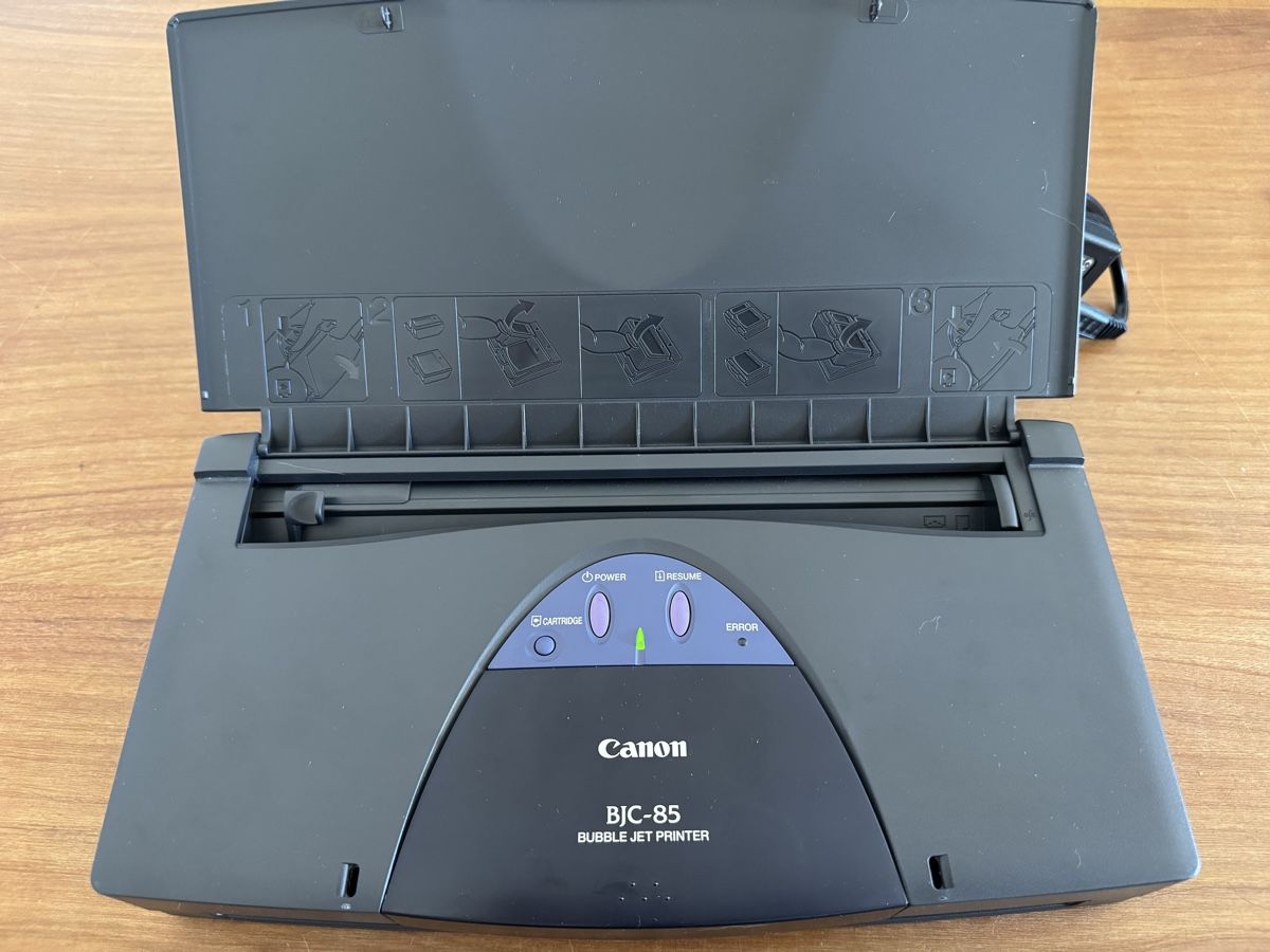 Stampanti: Canon BJC-85 Mobile Bubble Jet Printer - Top Zustand! – Usato da Zürich venduto da Nobs1 9