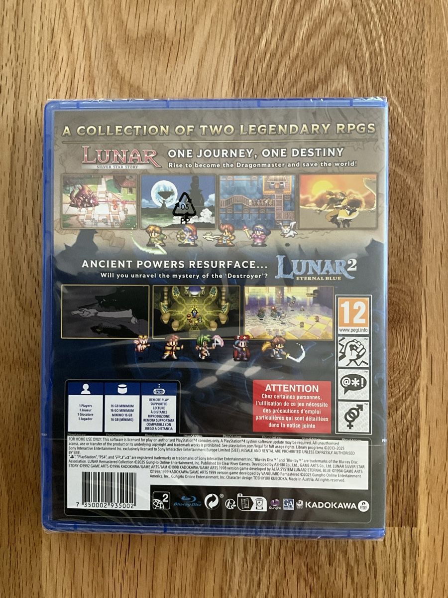 Spiele: Lunar Remastered Collection PS4 neu – Neu und originalverpackt aus Luzern von Eureedudeheit 1