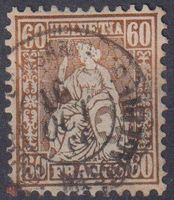 TOP Sitzende Helvetia Nr.35 , signiert SBK 280.-+