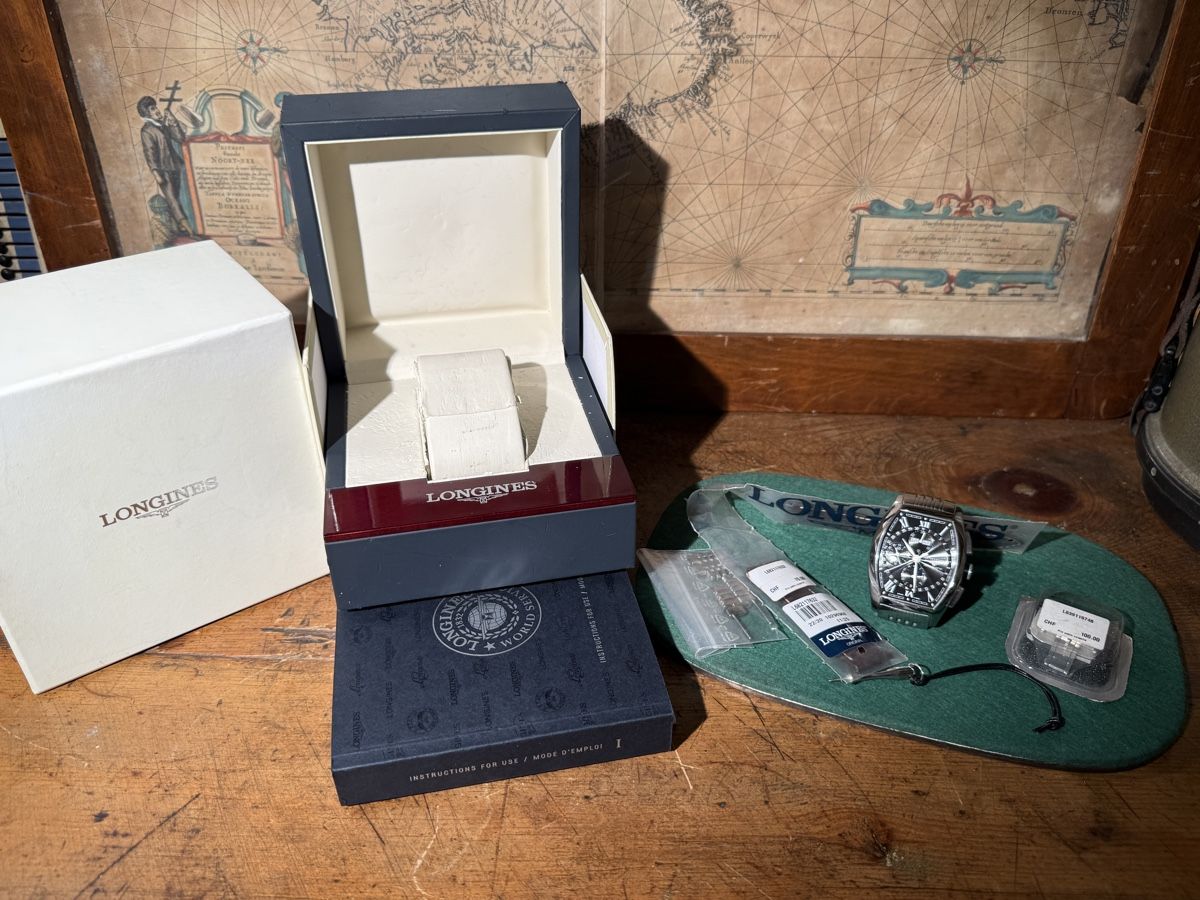 Longines Montres: Longines Evidenza Automatic Mondphase Chronograph Full Set  – D'occasion à schaffhausen par VintAntik_1980 6
