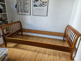 Biedermeier Bettgestell Massivholz
