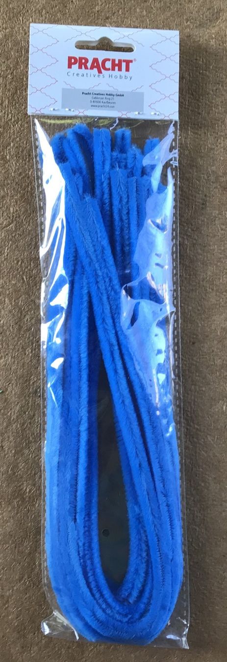 Kit bricolage: LOT CHENILLEDRAHT EXTRA FLAUSCHIG BLAU – Nuovo e nell'imballaggio originale da Ostermundigen venduto da wini63 1