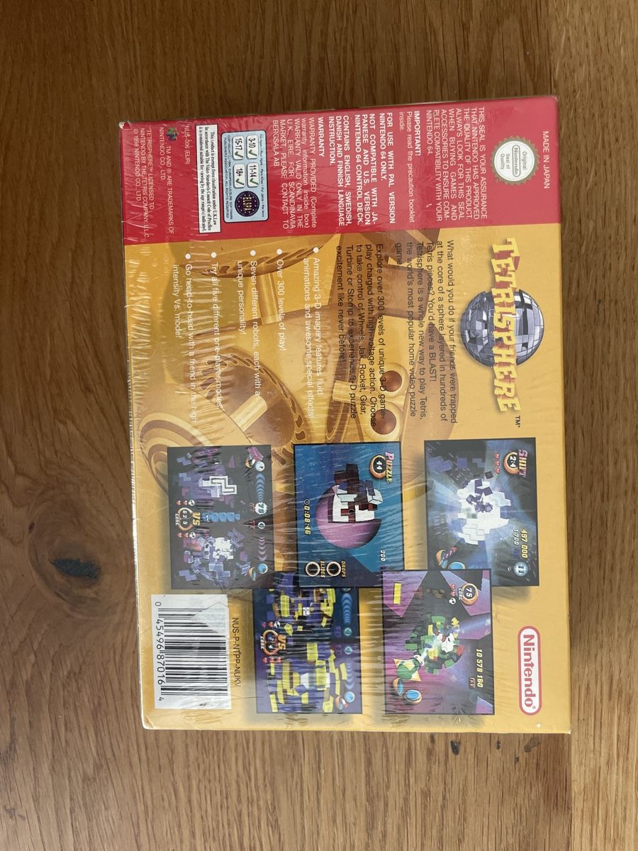 Giochi: Tetrisphere N64 (Neu&Eingeschweisst)  – Nuovo e nell'imballaggio originale da Hagendorn venduto da masterchieff 1