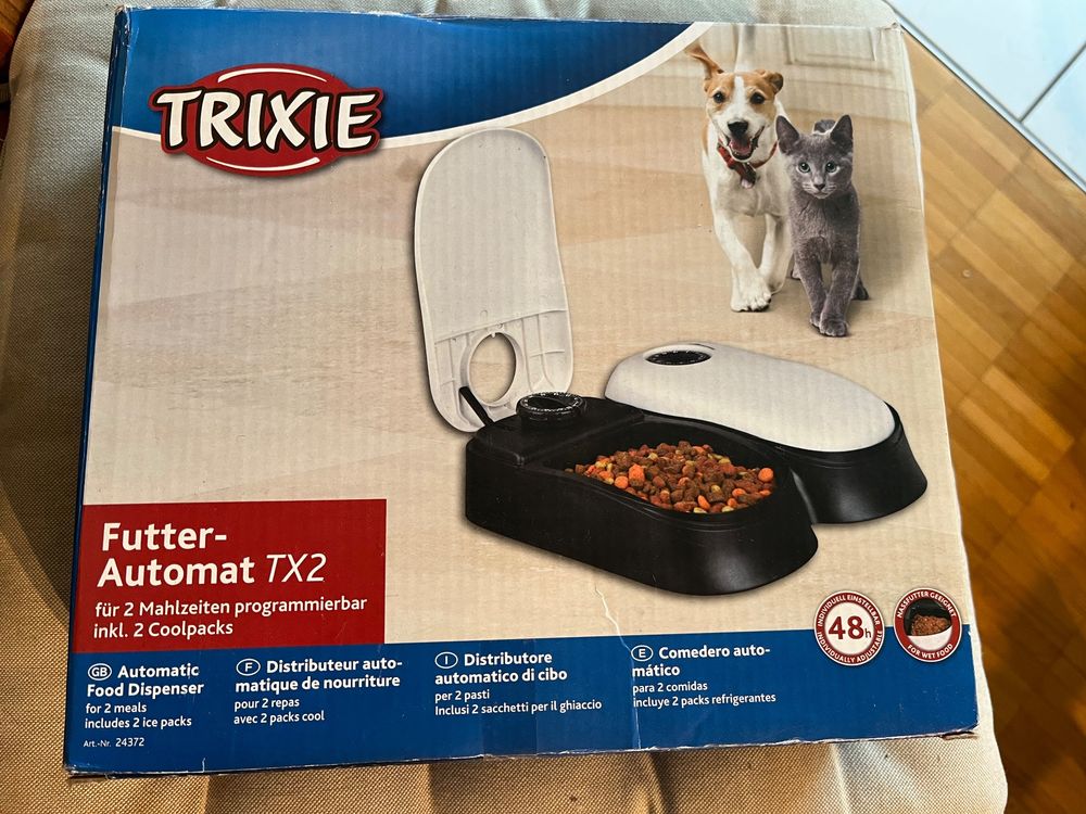 Pet Prime Futterautomat Fr Katzen Nassfutter - 6-Fach Automatik Feeder Mit  Khlfunktion, 300ml Portionen, 90 Tage