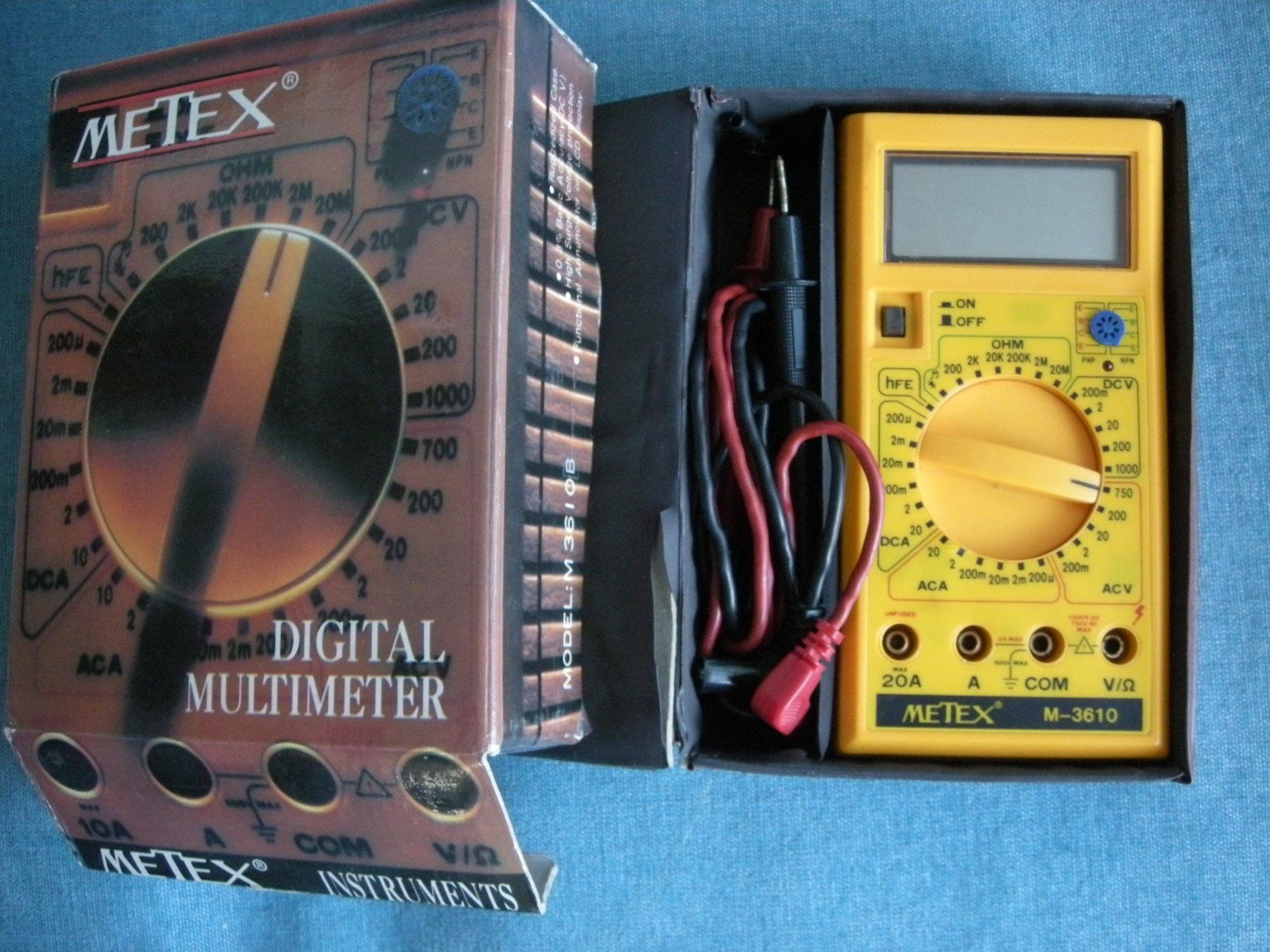 Misurare: Metex  " Profi" Digital Multimeter in OVP – Usato da Spreitenbach venduto da Sniper8952