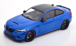 BMW M2 CS 2020 blau met. / Carbon        1:18 von Minichamps