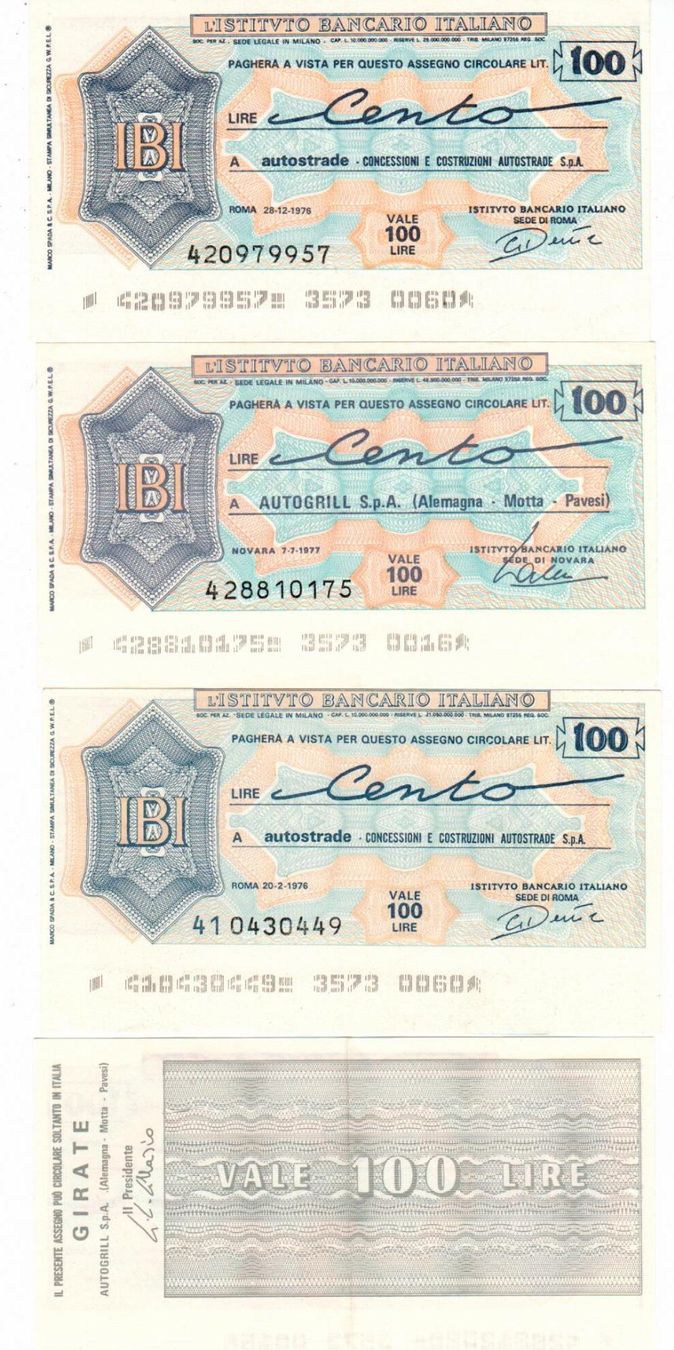 Banknoten: Notgeld Italien – Gebraucht aus Wolhusen von Curver9 3